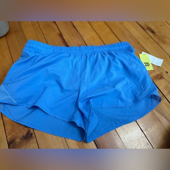 All In Motion Mid Rise Running Shorts Vibrant Blue 3" NWT Size XL - Picture 6 of 11